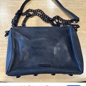 Rebecca Minkoff Black Leather Crossbody Bag